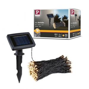 Paulmann 94875 Guirlandes solaires Aurinka IP44 3000K 200x6lm Noir