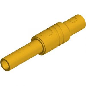 Image de SKS Hirschmann Fiche banane femelle de sécurité Ø 4 mm KUN S 934096103 jaune 1 pc(s)