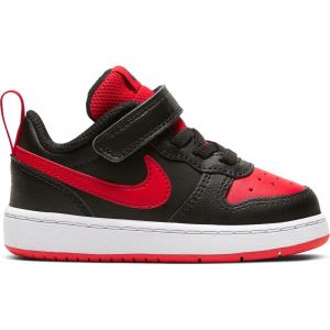 Nike Formateurs Court Borough Low 2 Tdv EU 17 Black / University Red / White