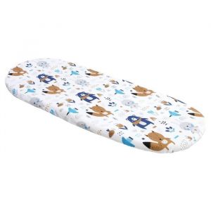 Medi Partners Drap Housse Landau 86x40cm 100% Coton protège Matelas bébé