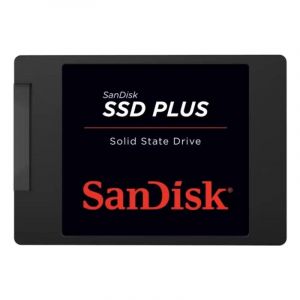 Sandisk Disque Dur SSD Plus 500GB SATA 2.5" 545MB/s 3D NAND SLC Caching