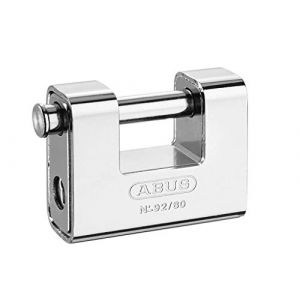 Abus Cadenas &agrave; cl&eacute; - rectangulaire - gain&eacute; acier - anse acier tremp&eacute; 92-80 ENTR 8522