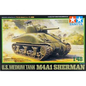 Image de Tamiya Maquette militaire - US Sherman M4A1 - 1/48