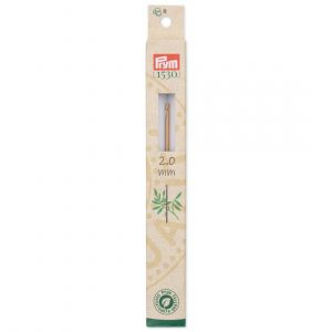 Prym 1530 Bamboo (15 cm, 2,00 mm) Gancio all'uncinetto di lana - 1 unit&agrave;