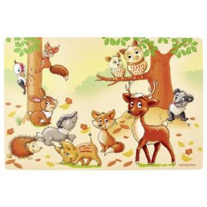 Ritzenhoff & Breker Lot de 6 Assiette ANIMAUX DE LA FORET
