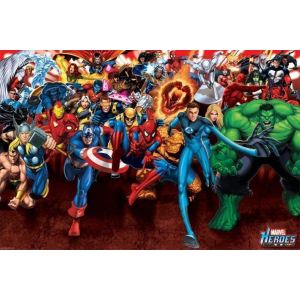 Pyramid International Poster Avengers Heroes Attack