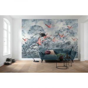 Komar Papier peint intissé Flamingos