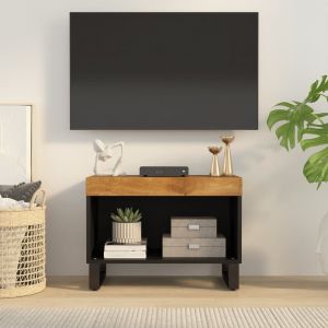 VidaXL Meuble tv 60x33x43,5 cm bois massif de manguier Brun