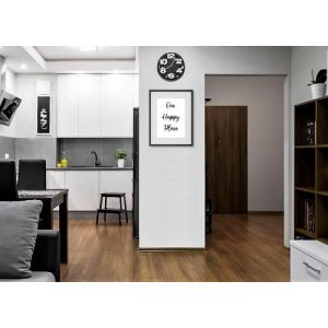 Shot Cadre Photo Our Happy place 30x40cm avec P e Partout Tableau Bois Verre (NOIR)