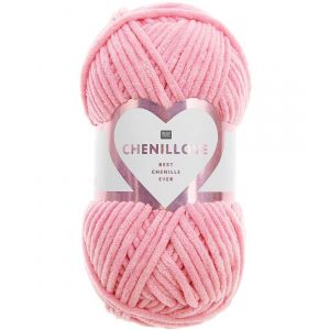 Rico Design Découvrez le Confort et la Douceur de la Pelote Velours Creative Chenillove 100GR de 16 Pink - 16 Pink