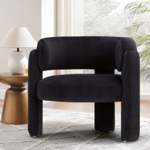 Fauteuil-Canap&eacute; design minimaliste &mdash; Sublimez votre int&eacute;rieur moderne et tendance-noir - Colamy