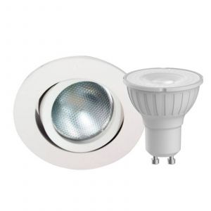 Megatron Megaman DecoclicSet encastr&eacute; LED GU10 5 W blanc
