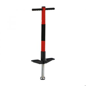 Relaxdays B&acirc;ton sauteur robuste pogo-stick pour enfant pesant jusqu&agrave; 35 kg pour se d&eacute;penser en ext&eacute;rieur rouge