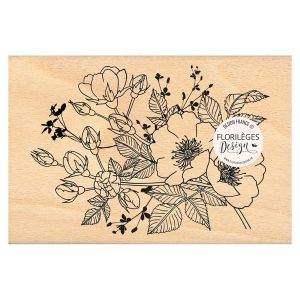 Image de Florilèges Design Tampon Bois, Beige, 10 x 15 cm