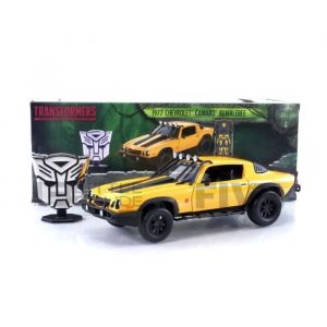 Jada Toys 1/24 34263y Chevrolet Camaro Transformers Bumblebee - 1977 Diecast Modelcar Toys