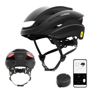 Lumos Ultra Casque Intelligent | Casque de vélo | Feux LED Avant et arrière | Clignotants | Feux arrière | Connexion Bluetooth | Adulte : Hommes, Femmes