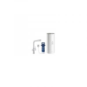 Grohe Red - Kit de démarrage avec Mitigeur monocommande de cuisine DUO with Boiler L-Size and L-spout chrome