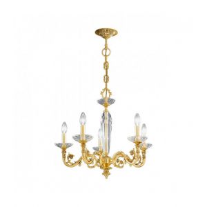 Chandelier cl ique CONTARINI or Français 5 ampoules
