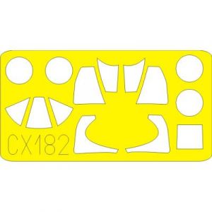 Eduard Accessoire Vought F4U-1A Corsair (pour maquettes Tamiya) (fait à partir de bande jaune de Kabuki japonais) 1/72EDCX182 - Masques de verrières