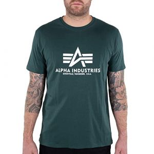 Alpha industries Alpha Indutries Basic Shirt pour Homme, Navy Green
