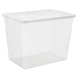 Image de Plast team Bo&icirc;te de rangement BASIC BOX, 80,0 litres