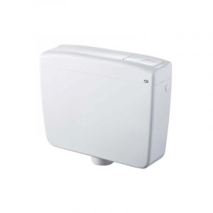 CR 1085 Delta 1 Réservoir de Chasse d'eau Simple Start-Stop Complet, Blanc