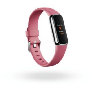 Fitbit Bracelet connecté Luxe platine orchidee