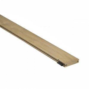 Lame de terrasse en bois exotique itauba 21*100*2150mm ou 2m15 gamme Cap Ferret tr&egrave;s durable classe 5