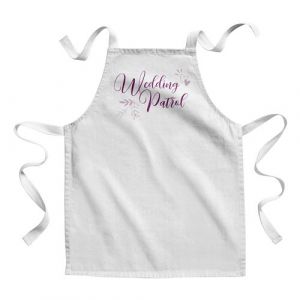 Fabulous Tablier Enfant Cuisine Wedding Patrol Calligraphie - Qualit&eacute; Premium 100% Coton