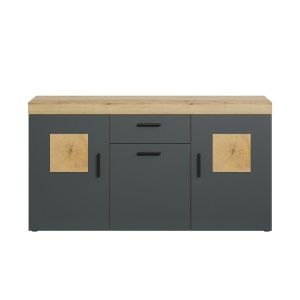 Calicosy Ebuy24 - Buffet 3 portes et 1 tiroir L160 cm - tyler