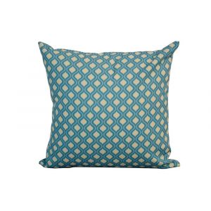 Image de Proloisirs Coussin déhoussable exterieur décor Motif Graphique rond vert 45 x 45 cm