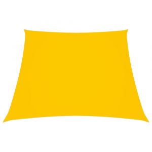 Image de Voile toile d'ombrage parasol tissu oxford trap&egrave;ze 2/4 x 3 m jaune 02_0009751