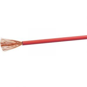 Voka Kabelwerk Câble gainé H05V-K H05VK05RT 1 x 0.50 mm² rouge 100 m
