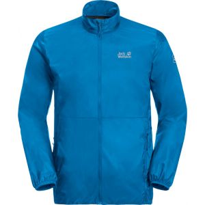 Jack Wolfskin Pack & Go Veste coupe-vent windshell Homme, bleu XL Vestes trekking & randonn&eacute;e