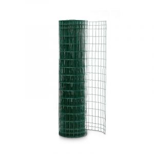 Grillage soudé en rouleau H1m00 x 20m Vert fil 2,1mm maille 100x50 mm