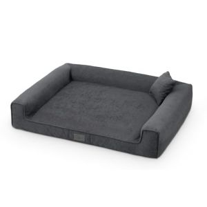 Panier | Canapé | Couchage pour chien Sofi |Imperméable | Antidérapant | Déhoussable (XL, Graphite)