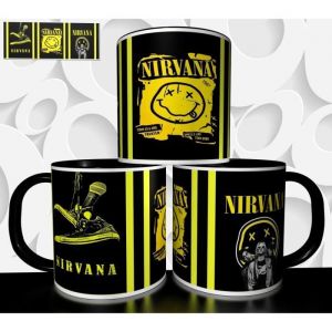 MUG personnalisé Tasse à café - GROUPE ROCK NIRVANA Réf 1311