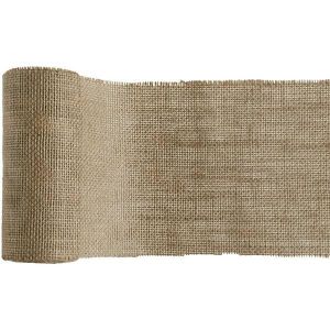 Ruedelafete Chemin de table Jute 15 cm x 5 mètres