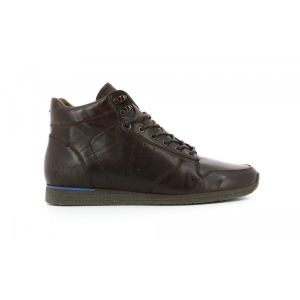 Kickers Sneakers hautes Cuir Olivero Marron