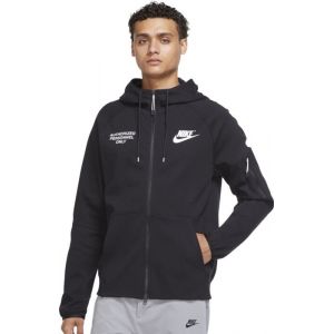 Image de Nike Sweat Capuche - M Nsw Flc Fz Top Gx Ap - Noir Homme XS