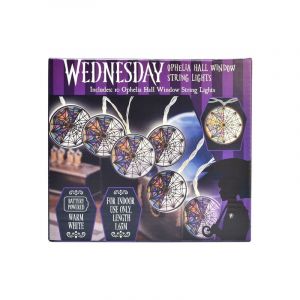 Guirlande lumineuse Blue Sky Studios Wednesday Ophelia Hall Window