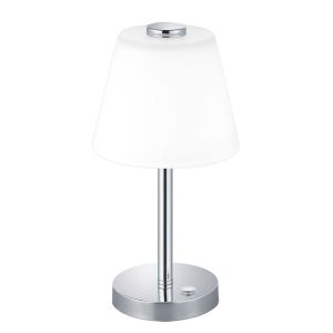 Trio Lampe à poser EMERALD LED Chrome, 1 lumière - Moderne - Intérieur - EMERALD - Délai de livraison moyen: 6 à 10 jours ouvrés. Port gratuit France métropolitaine et Belgique dès 100 €.