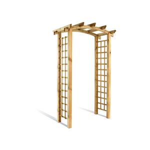 Jardipolys 0321095 - Pergola Kiwano double en arc 135 x 55 x 220 cm
