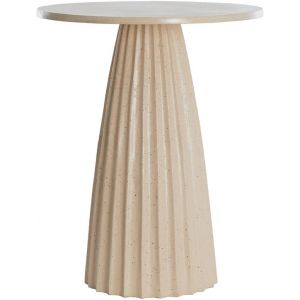 Light & Living Table d'appoint Veglia - Sable - &Oslash;45cm - Moderne
