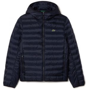 Lacoste Veste à capuche Puffer Small Logo bleu marine - S