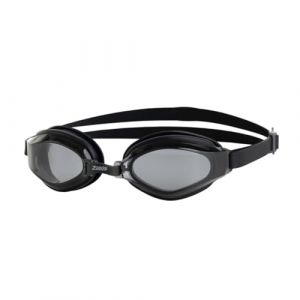 Zoggs Endura Max Swimming Goggles Unisex-Adult, Black/Black/Tint Smoke