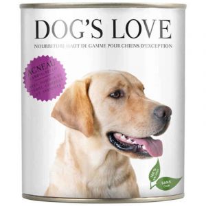 Image de Dog's love Boite Menu Complet 100% Naturel à l'Agneau pour Chiens - 400g