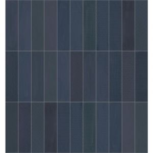 Carrelage Zellige Paris bleu Brillant 8x31.5 cm