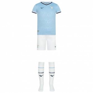 Mizuno SS Lazio Enfants Ensemble de foot domicile P2GGBV01-04