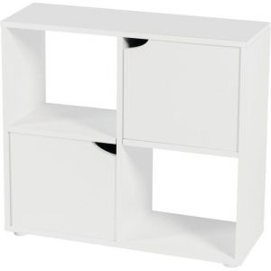 Image de Zolux Meuble pour aquarium terrarium Karapas - L 80 x p 35 x h 72 cm - Blanc
